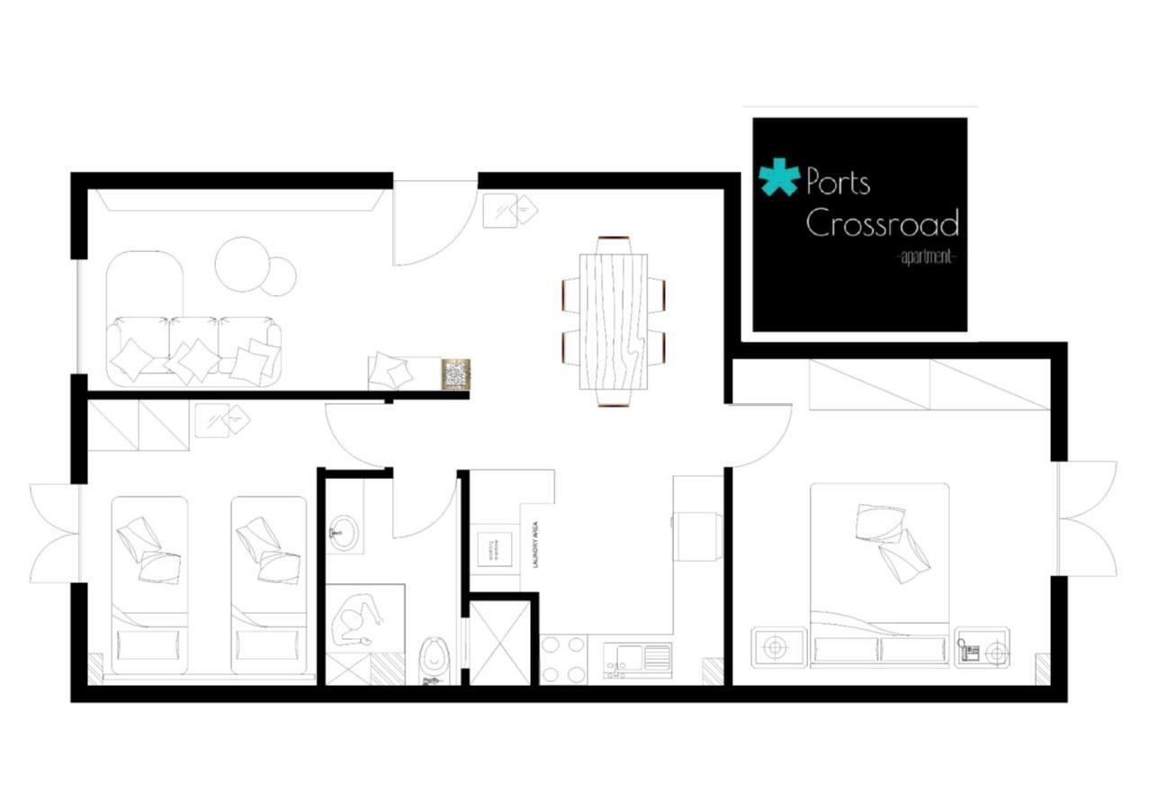 Apartmán Ports Crossroad D Pireus Exteriér fotografie
